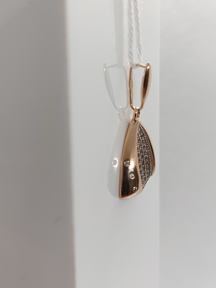 ПОДКМИ585 ПОДВЕСКА С КАМНЯМИ (Au 585)