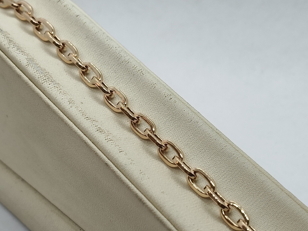 БРАСЛЕТ ПУСТОТЕЛЫЙ Якорное (Au 585)