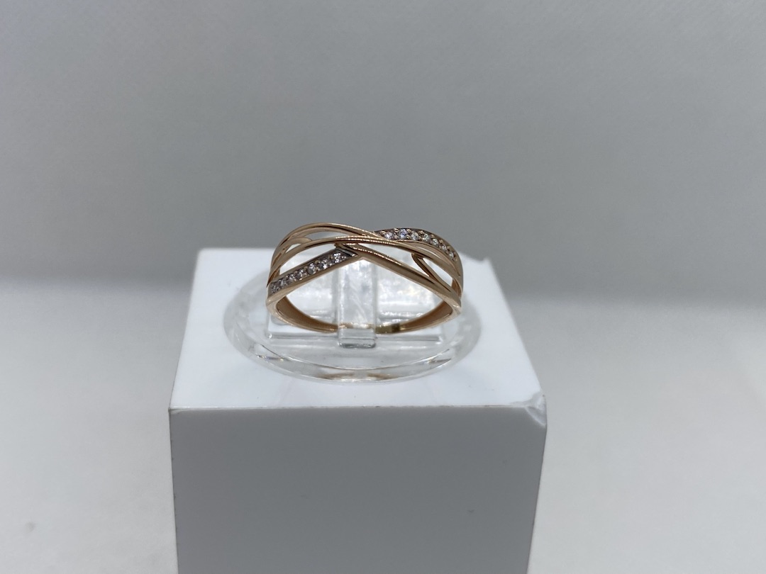 КОЛКМИ585 КОЛЬЦО С КАМНЯМИ (Au 585)