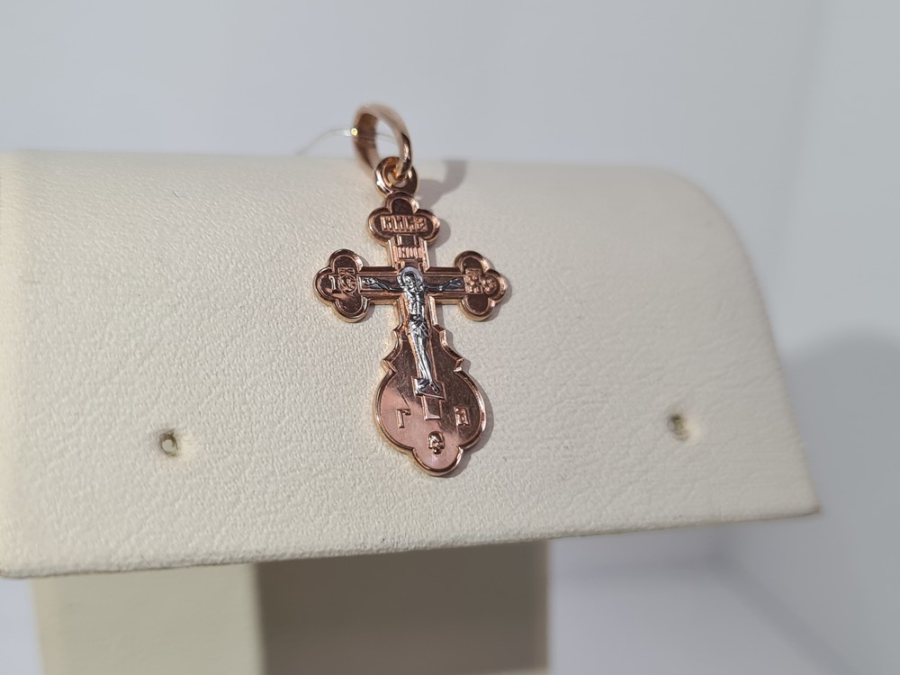 ПОДВЕСКА КРЕСТ без камня (Au 585)