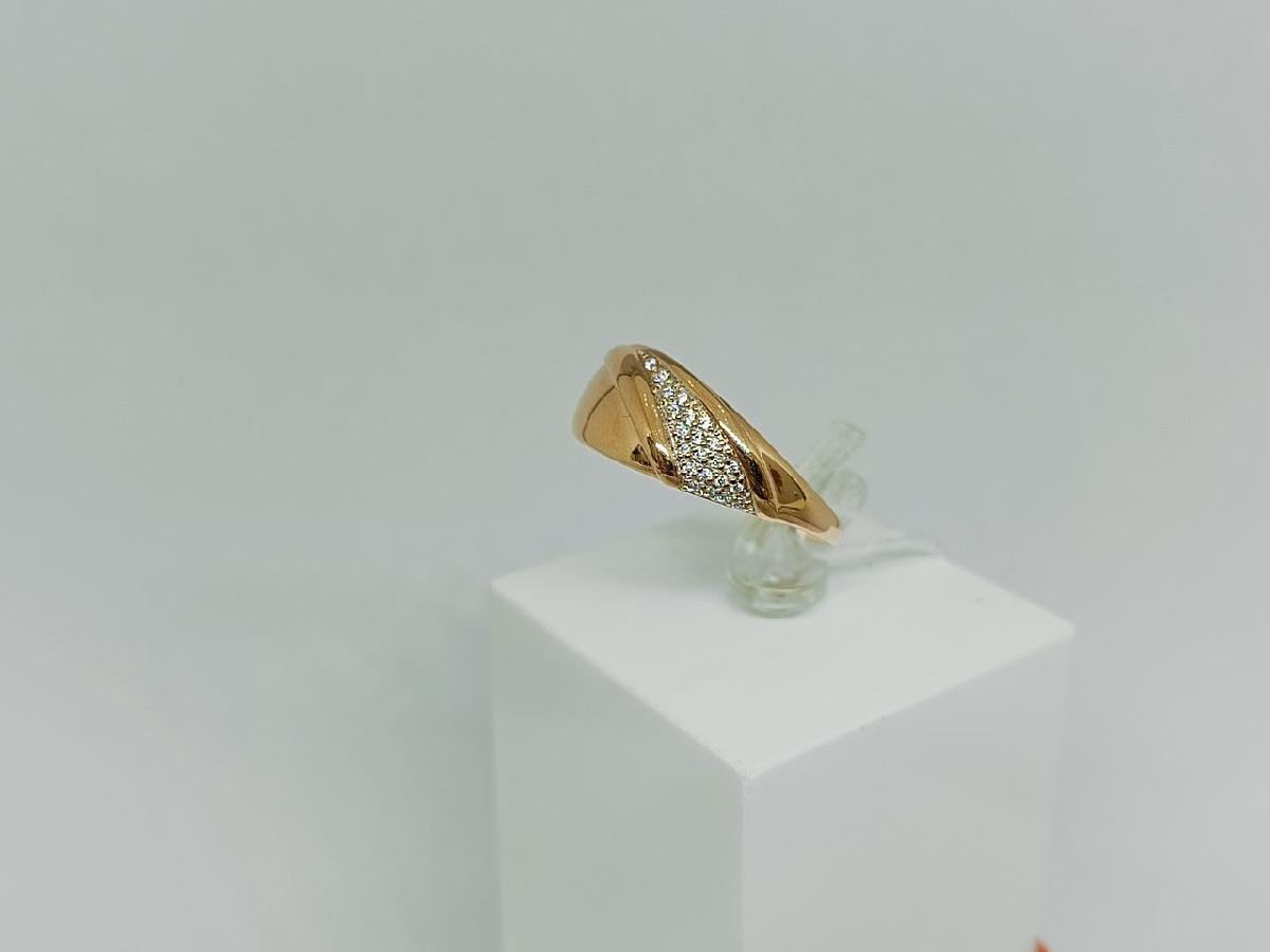 КОЛЬЦО С КАМНЯМИ (Au 585)