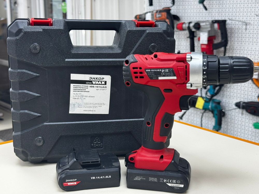 Шуруповерт Энкор Энкор VDS-10/14LS