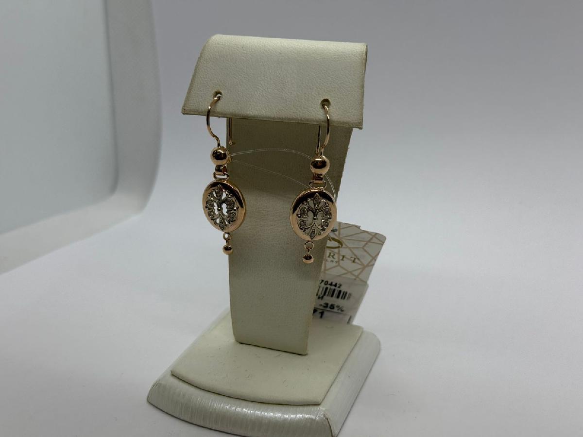 СЕРЬГИ С КАМНЯМИ (Au 585)