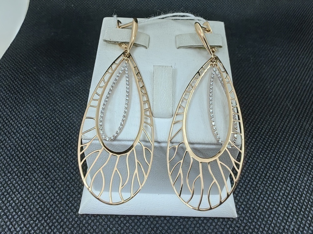 СКМИ585 СЕРЬГИ С КАМНЯМИ (Au 585) СКМИ585 СЕРЬГИ С КАМНЯМИ (Au 585)