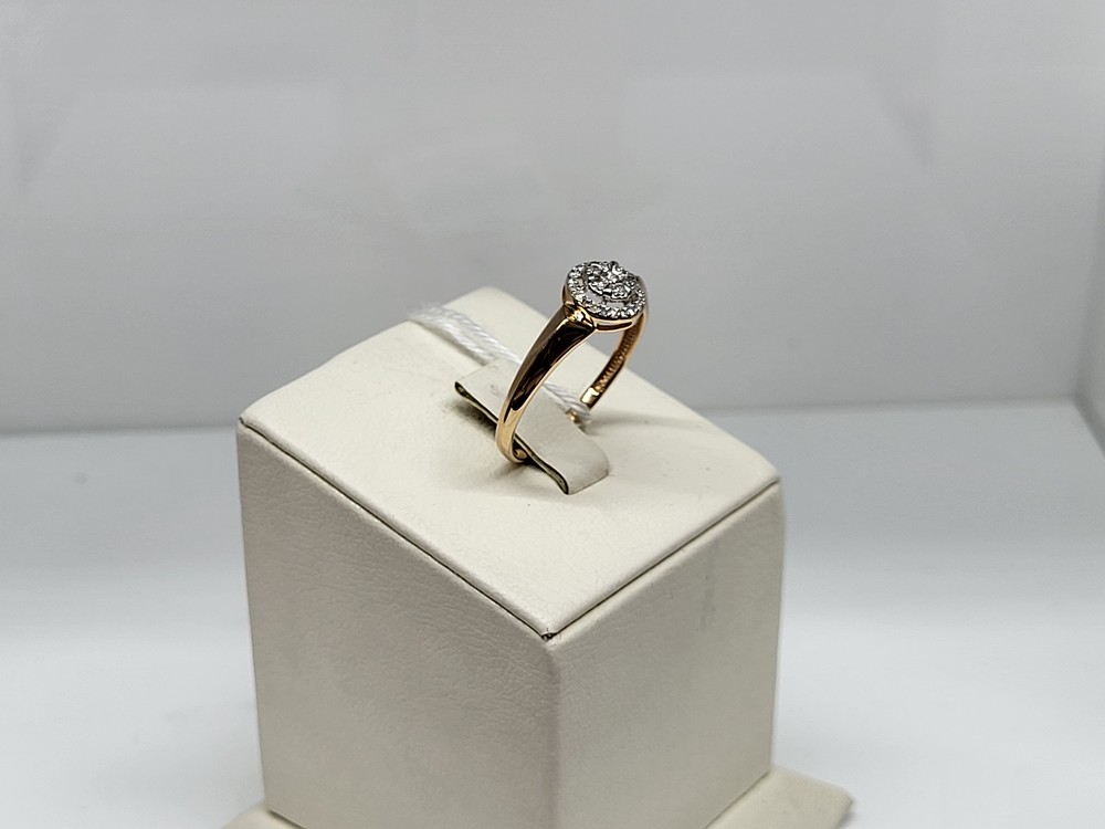 КОЛЬЦО БРИЛЛИАНТ Au 585