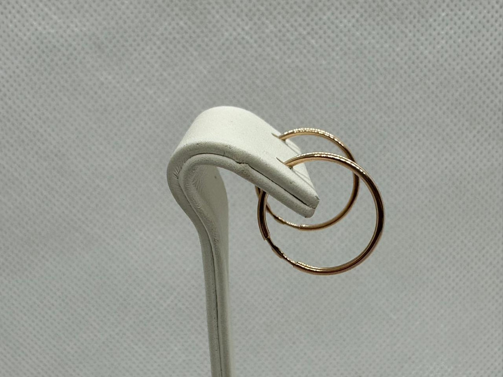 140058 СЕРЬГИ КОНГО (Au 585)