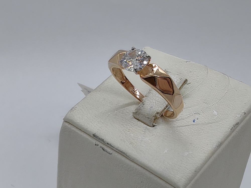 КОЛЬЦО С КАМНЕМ (Au 585)