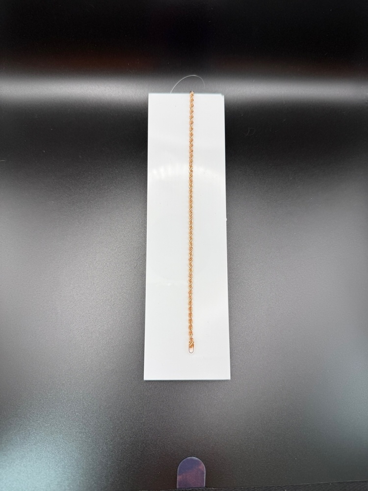 БРАСЛЕТ ПУСТОТЕЛЫЙ Веревка (Au 585)