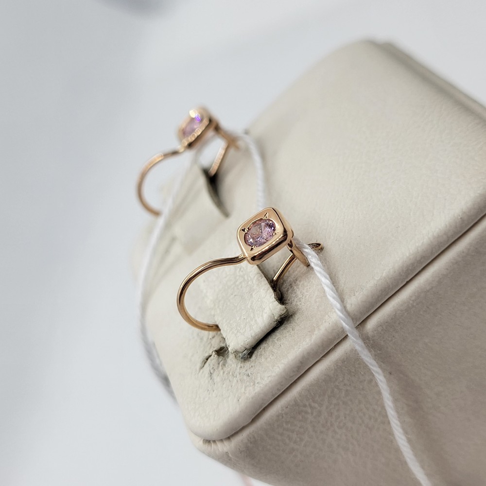 СЕРЬГИ С КАМНЕМ (Au 585)