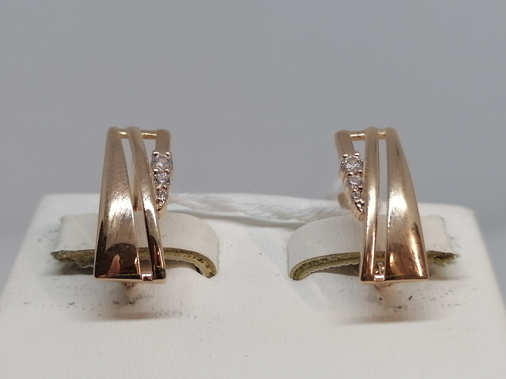 СЕРЬГИ С КАМНЯМИ (Au 585)