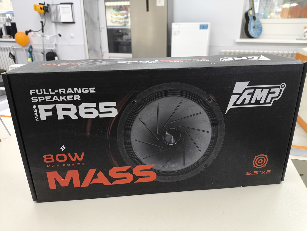 Автоакустика передняя AMP MASS FR65;