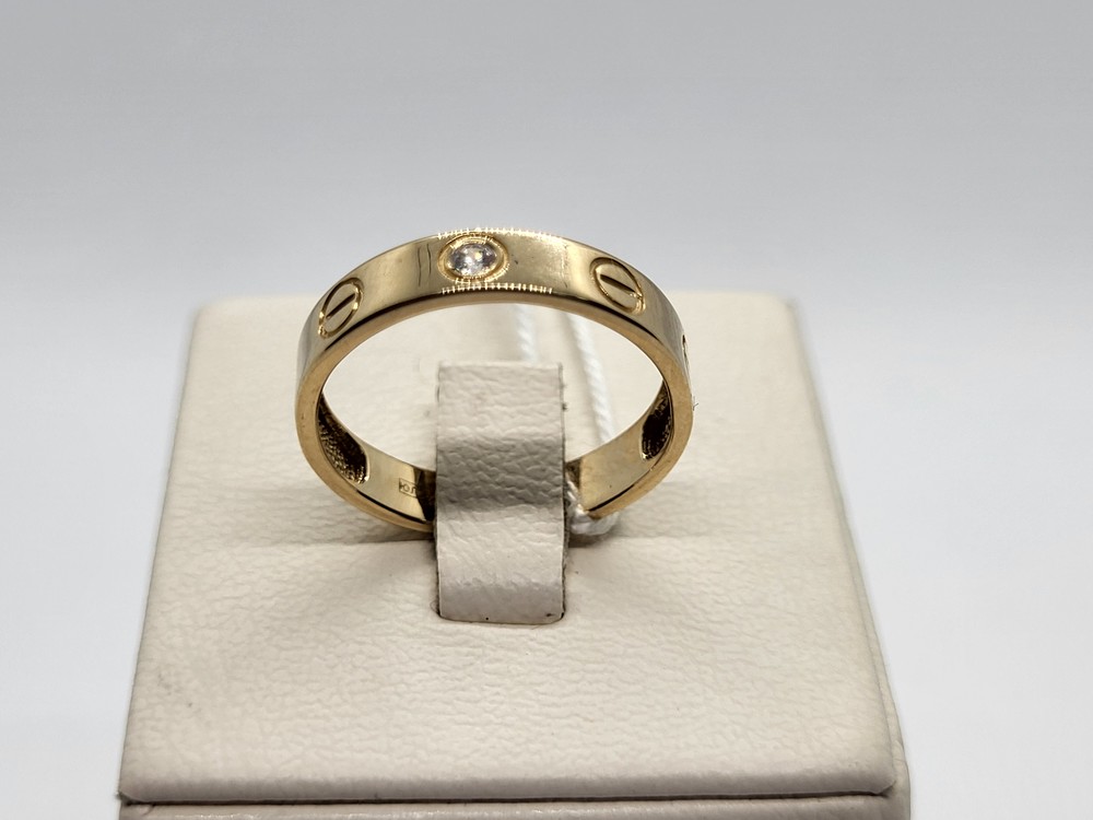 КОЛКМ585 КОЛЬЦО С КАМНЕМ (Au 585)