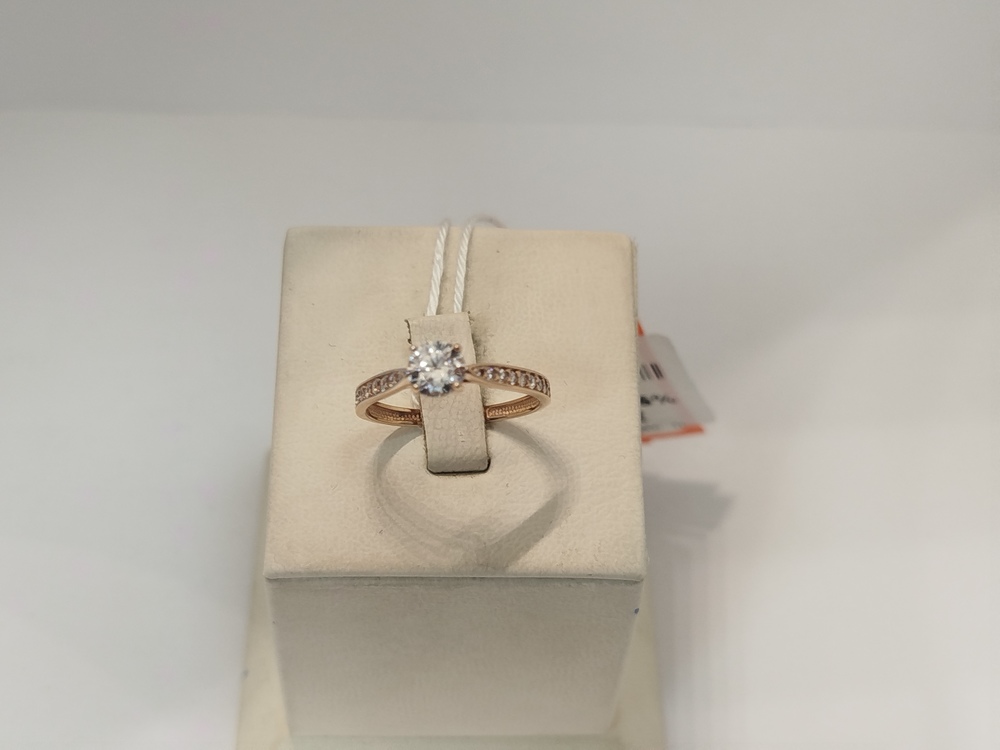 КОЛЬЦО С КАМНЯМИ (Au 585)