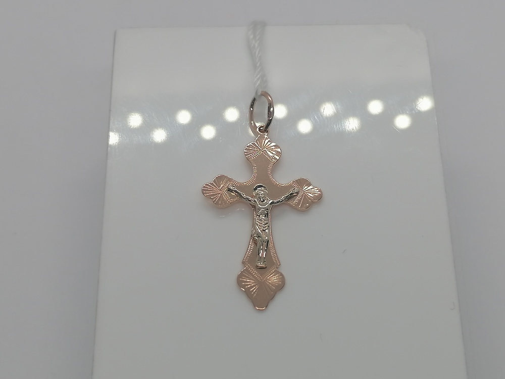 ПОДКБК585 ПОДВЕСКА КРЕСТ БЕЗ КАМНЯ (Au 585) ПОДКБК585 ПОДВЕСКА КРЕСТ БЕЗ КАМНЯ (Au 585)