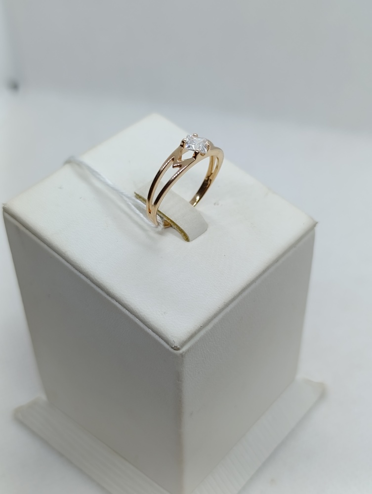 КОЛЬЦО С КАМНЕМ (Au 585)