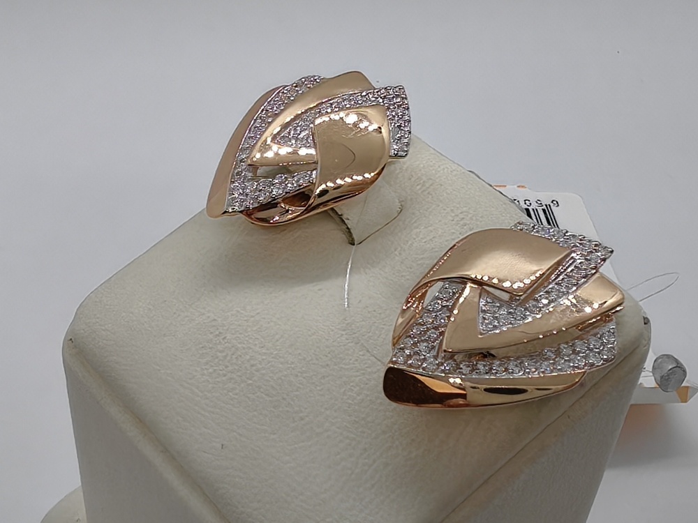 СЕРЬГИ С КАМНЯМИ (Au 585)