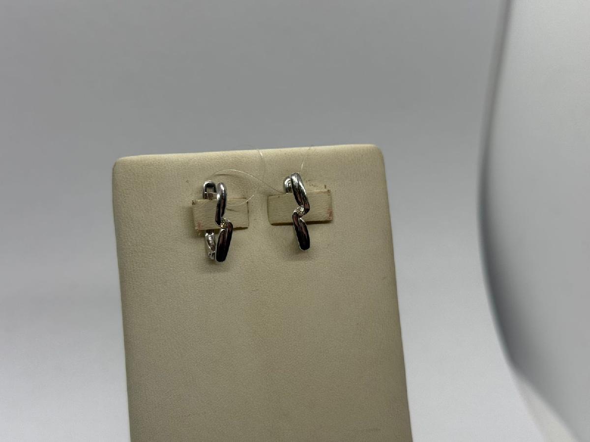 СЕРЬГИ БРИЛЛИАНТ (Ag 925) СЕРЬГИ БРИЛЛИАНТ (Ag 925)