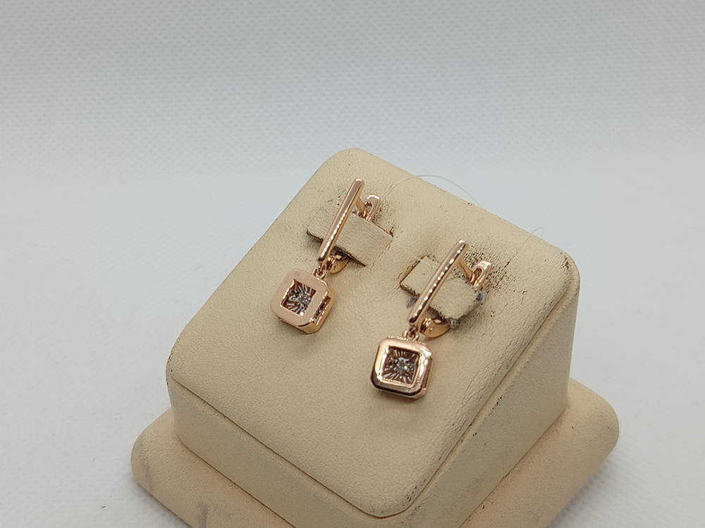 СЕРЬГИ БРИЛЛИАНТ (Au 585)