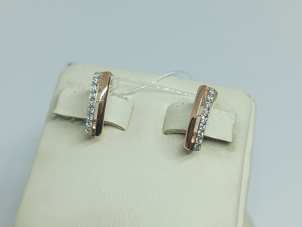 СЕРЬГИ С КАМНЯМИ (Au 585)