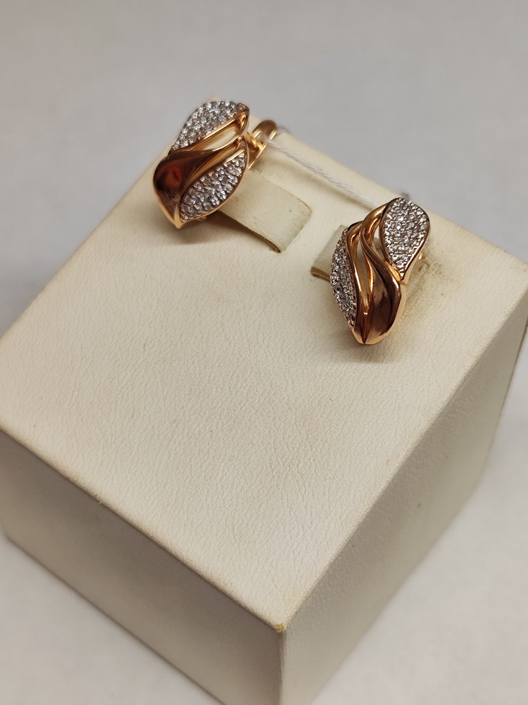 СЕРЬГИ С КАМНЯМИ (Au 585)