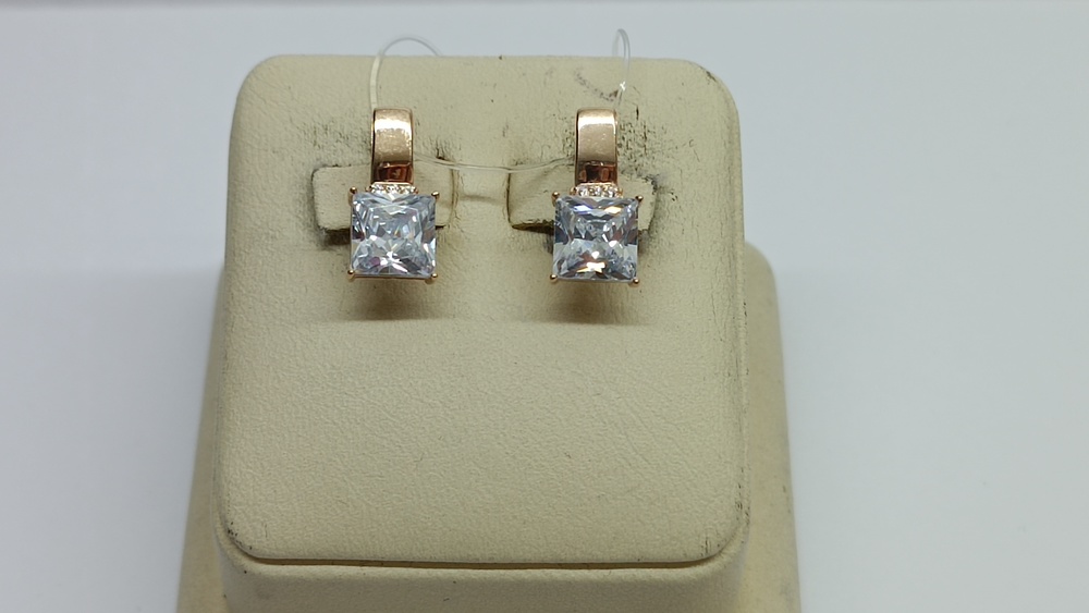 СЕРЬГИ С КАМНЯМИ (Au 585)