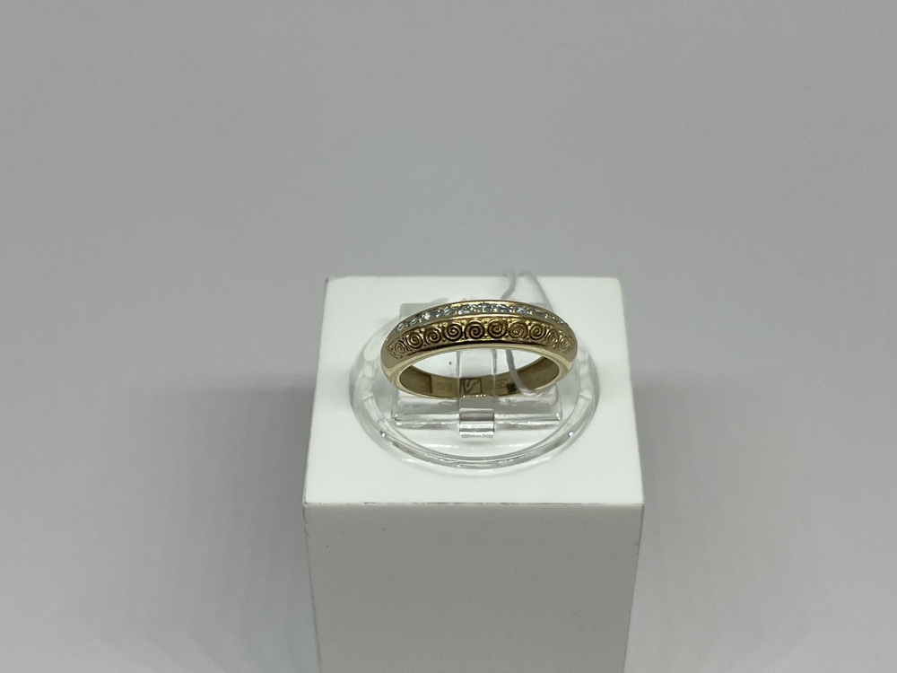 КОЛКМИ585 КОЛЬЦО С КАМНЯМИ (Au 585)