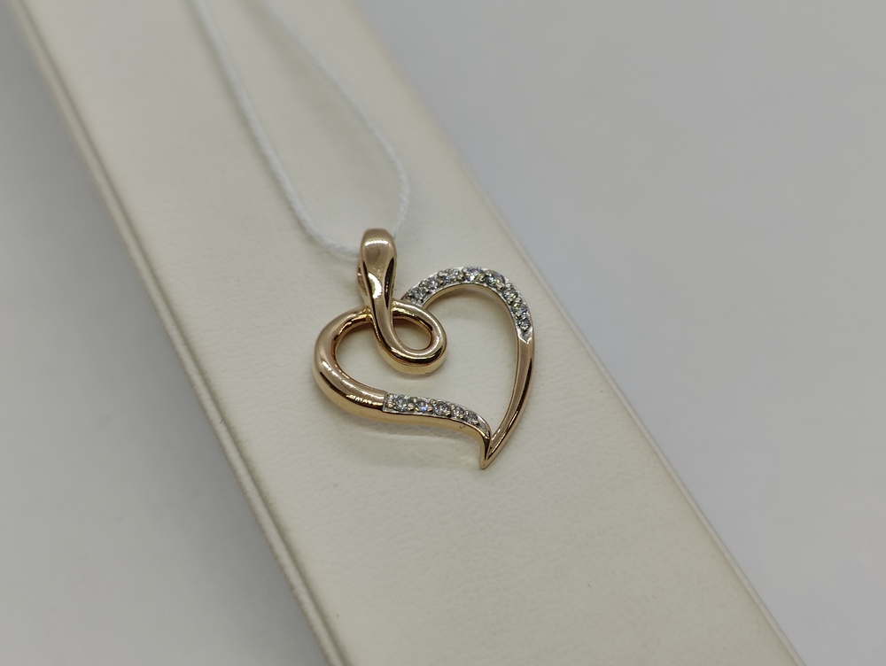 ПОДКМИ585 ПОДВЕСКА С КАМНЯМИ (Au 585)