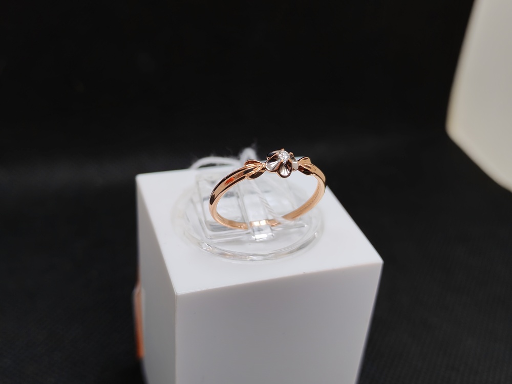 КОЛЬЦО БРИЛЛИАНТ Au 585