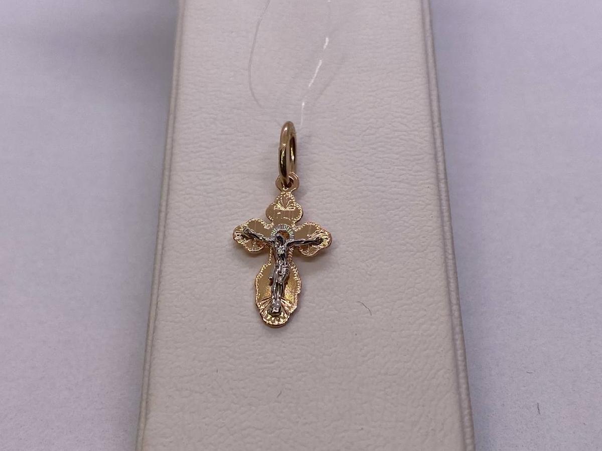 810-00117-10-00-00-02 ПОДВЕСКА КРЕСТ без камня (Au 585) 810-00117-10-00-00-02 ПОДВЕСКА КРЕСТ без камня (Au 585)