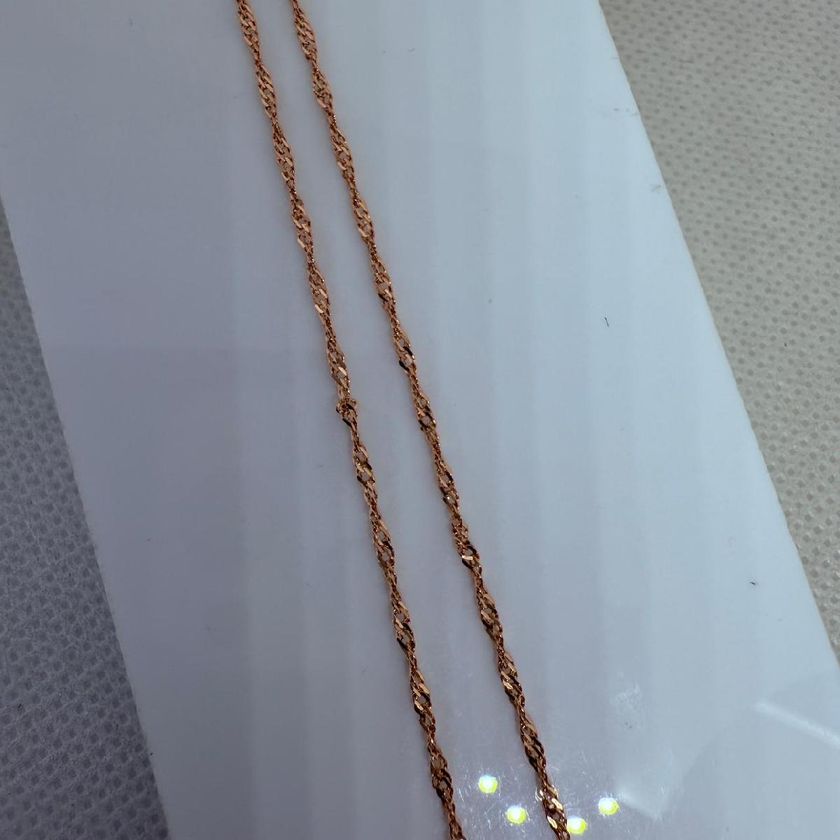 ЦЛСИ585 ЦЕПЬ ПОЛНОВЕСНАЯ Сингапур (Au 585)