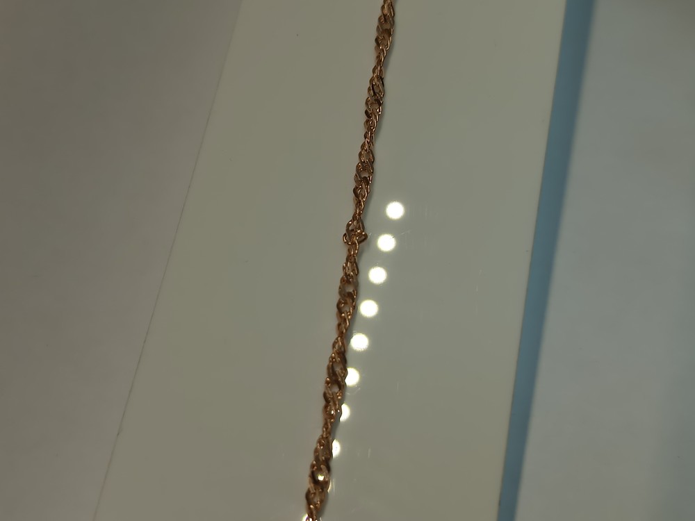 БРАСЛЕТ ПОЛНОВЕСНЫЙ Сингапур Au 585