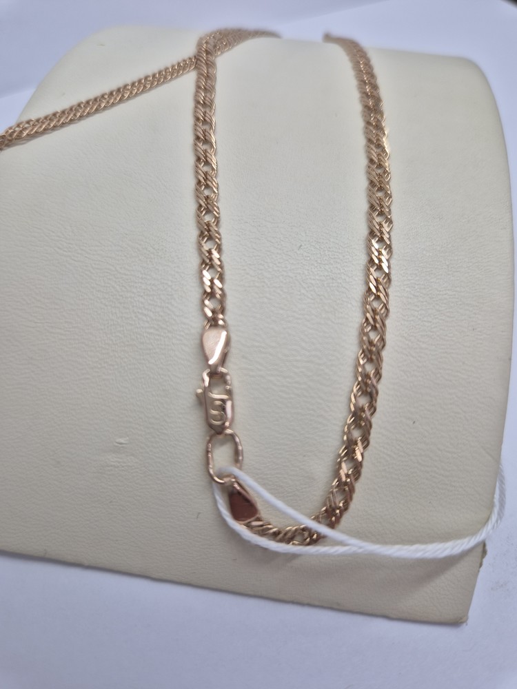 ЦЛР3585 ЦЕПЬ ПОЛНОВЕСНАЯ Ромб тройной (Au 585)