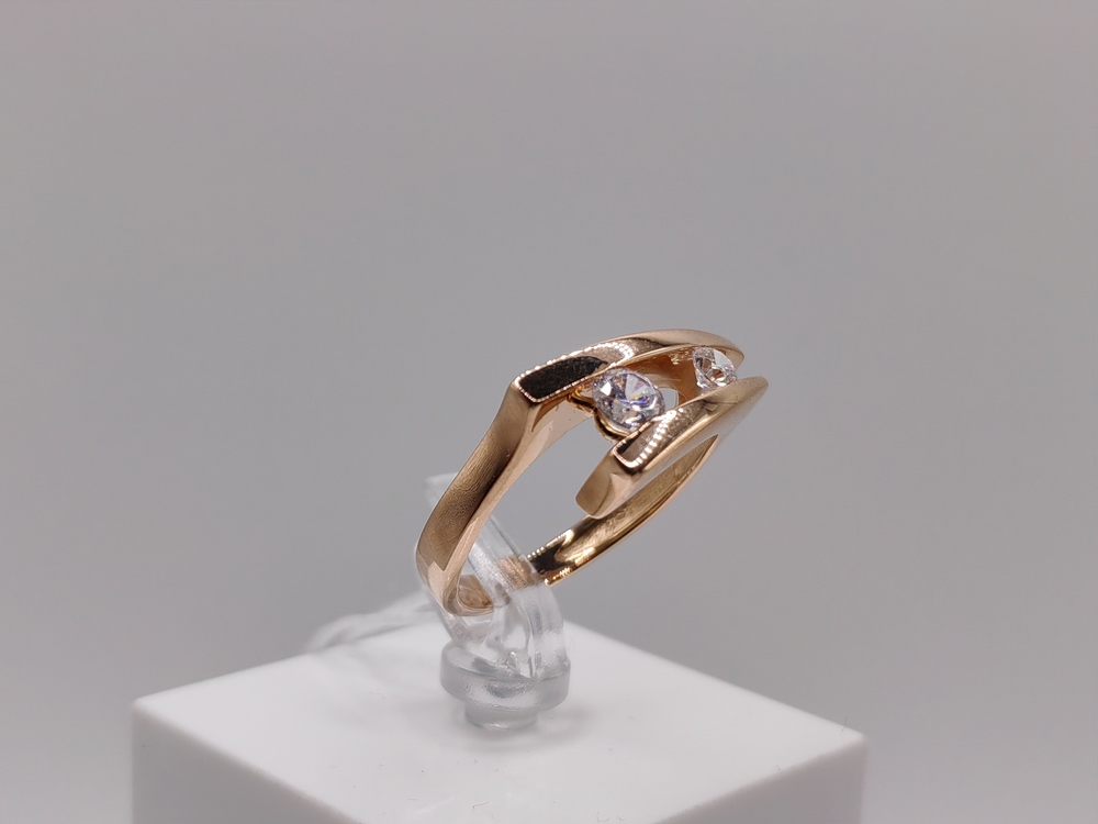 КОЛКМИ585 КОЛЬЦО С КАМНЯМИ (Au 585)