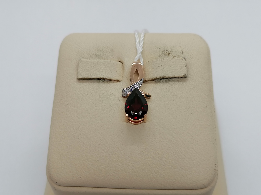 ПОДВЕСКА С КАМНЯМИ (Au 585)