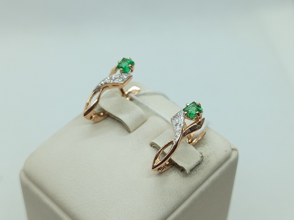 СКМИ585 СЕРЬГИ С КАМНЯМИ (Au 585) СКМИ585 СЕРЬГИ С КАМНЯМИ (Au 585)