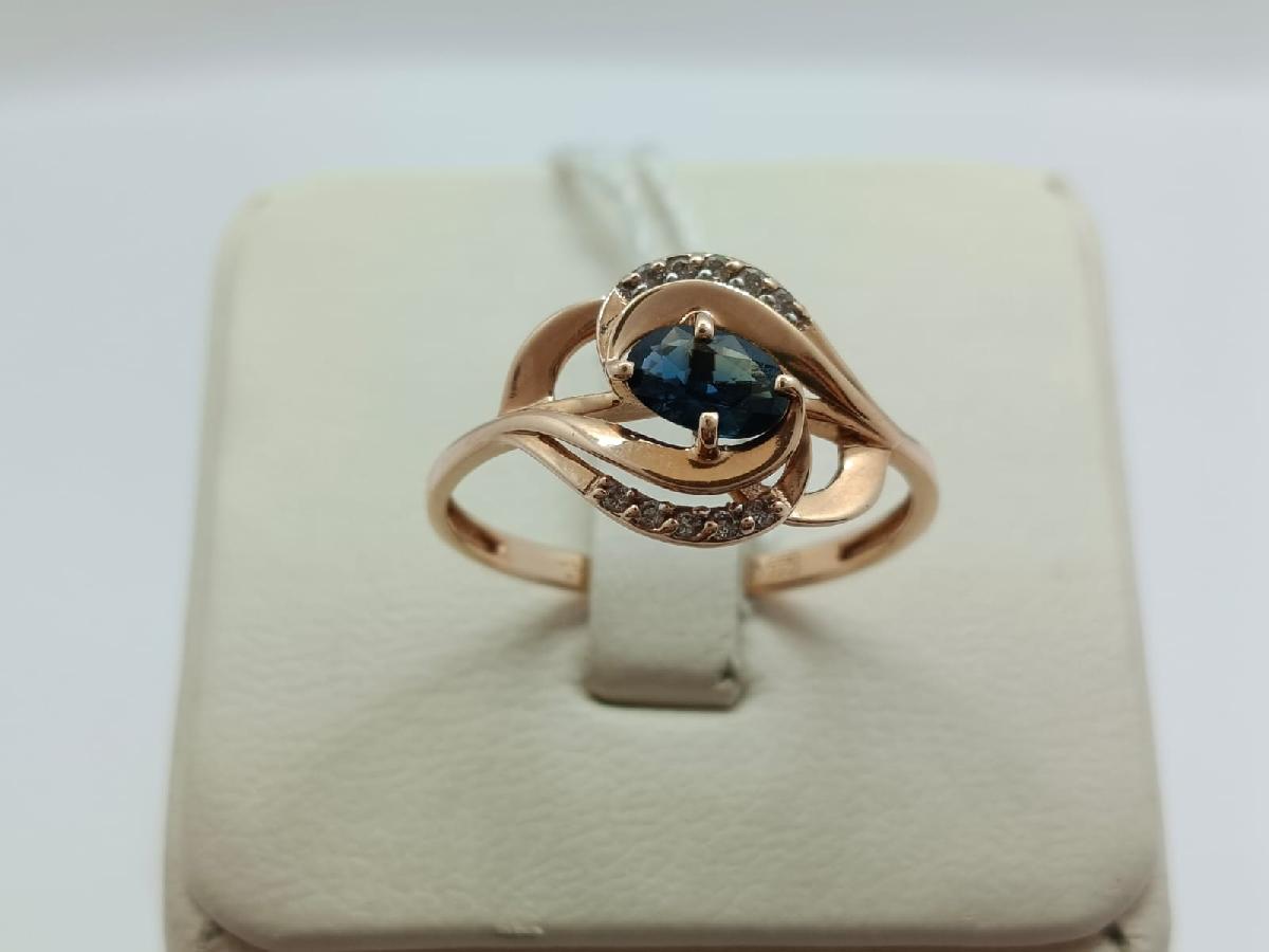 КОЛКМИ585 КОЛЬЦО С КАМНЯМИ (Au 585)