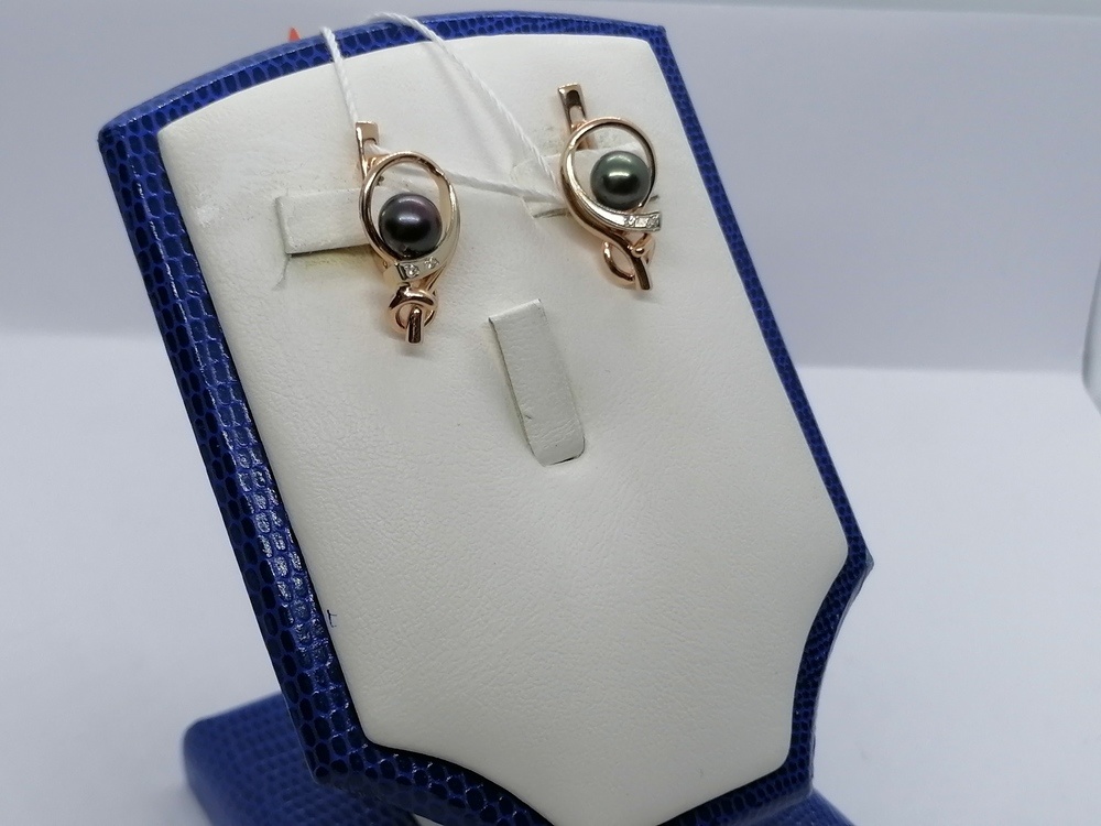 СЕРЬГИ С КАМНЯМИ (Au 585)