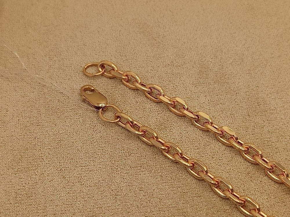 БРАСЛЕТ ПУСТОТЕЛЫЙ Якорное (Au 585)