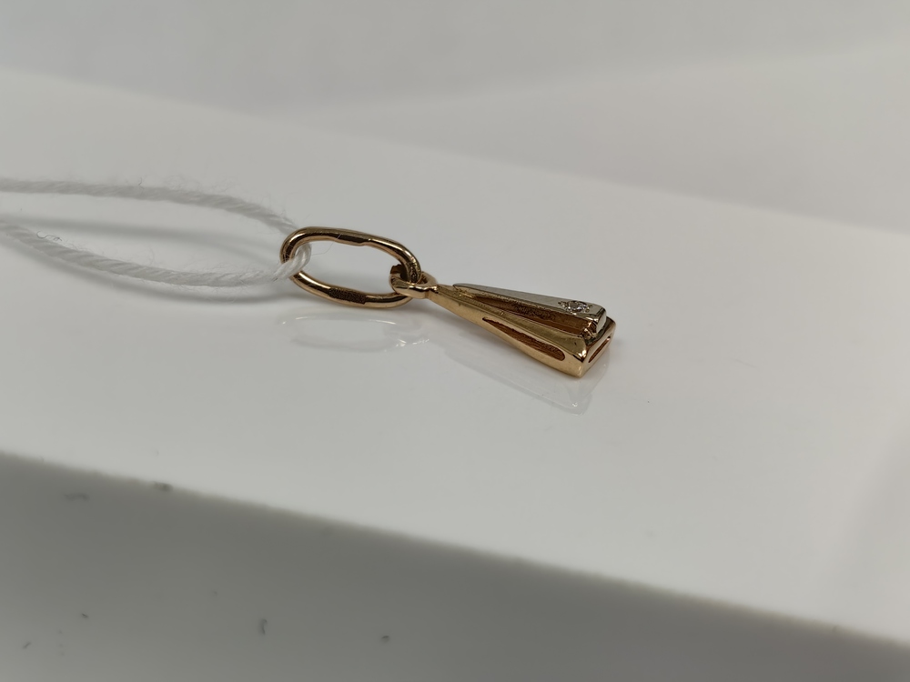 ПОДКМ585 ПОДВЕСКА С КАМНЕМ (Au 585)