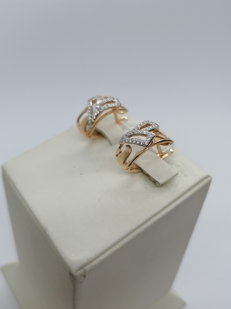 СЕРЬГИ С КАМНЯМИ (Au 585)