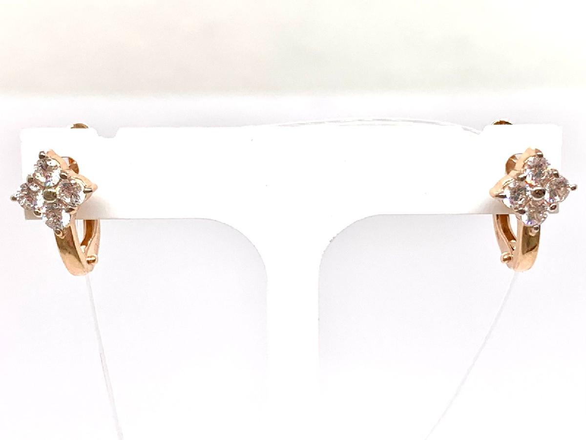 СЕРЬГИ С КАМНЯМИ (Au 585)