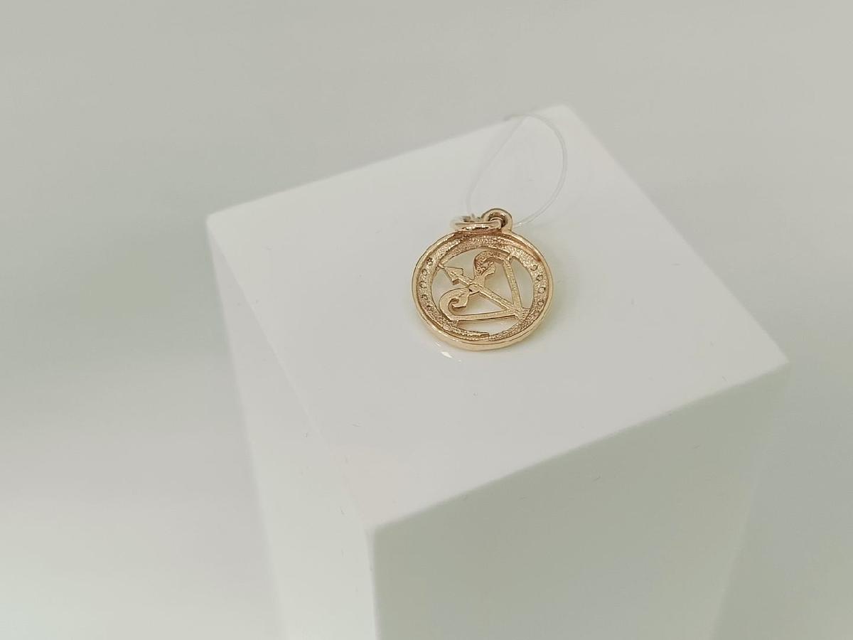 ПОДВЕСКА ЗНАК ЗОДИАКА С КАМНЯМИ (Au 585)