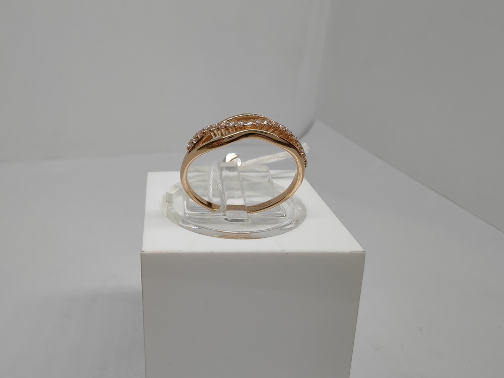 КОЛКМИ585 КОЛЬЦО С КАМНЯМИ (Au 585)