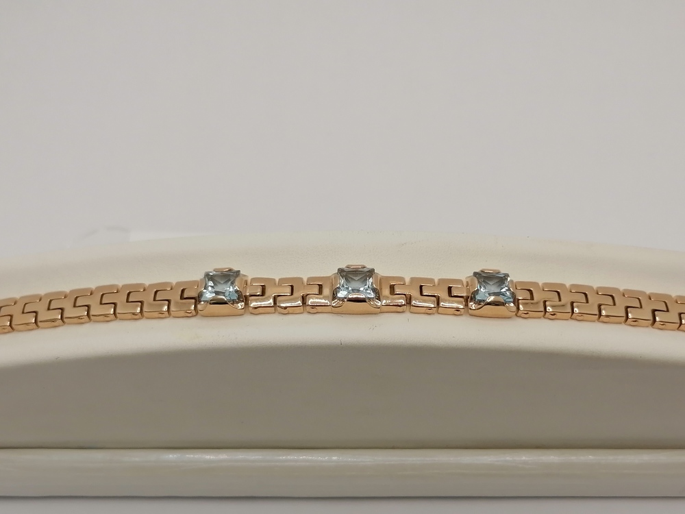 БРАСЛЕТ ТОПАЗ (Au 585)