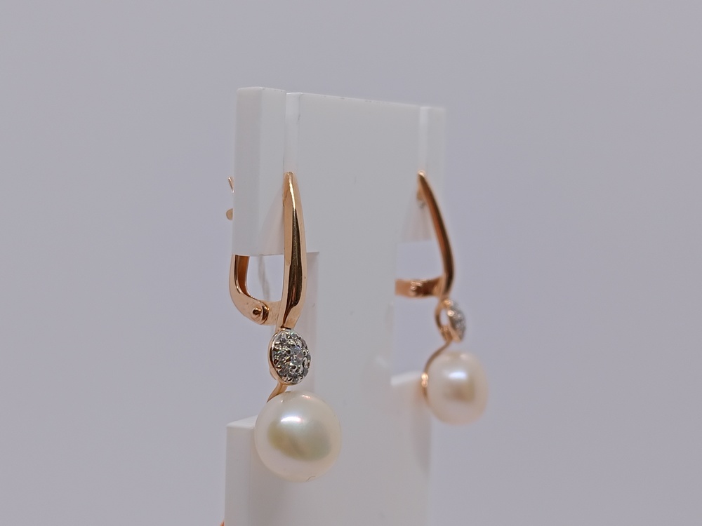 СЕРЬГИ С КАМНЯМИ (Au 585)