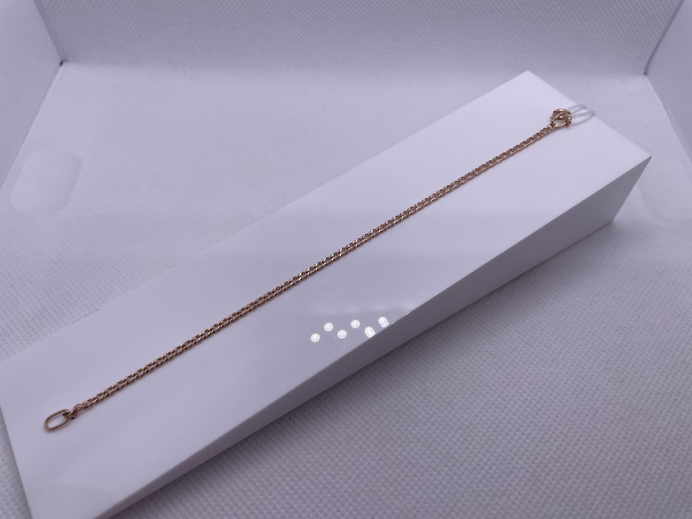 БРАСЛЕТ ПОЛНОВЕСНЫЙ Ромб двойной Au 585