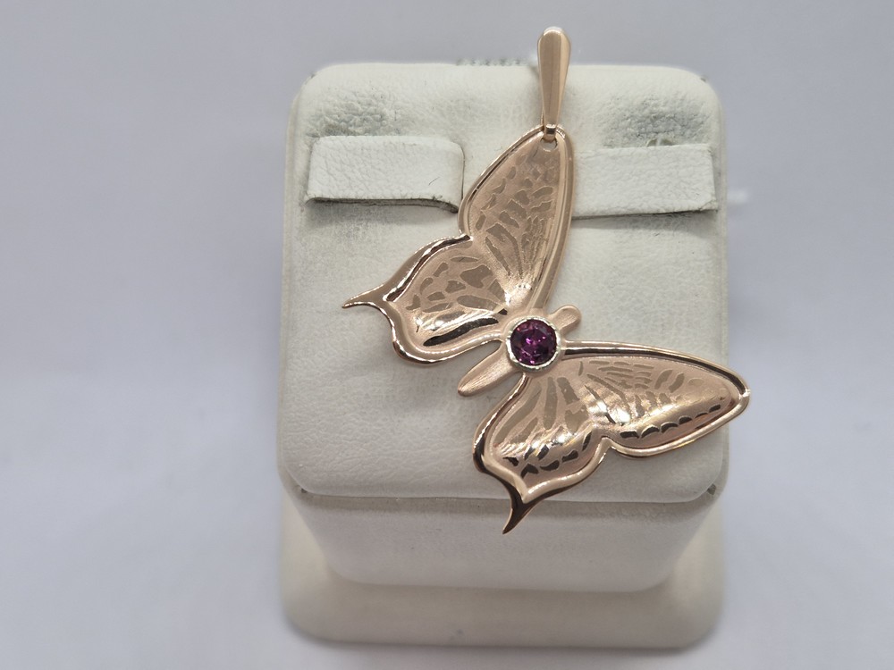 ПОДКМ585 ПОДВЕСКА С КАМНЕМ (Au 585)