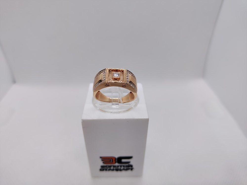 ПЕЧКМИ585 ПЕЧАТКА С КАМНЯМИ (Au 585)