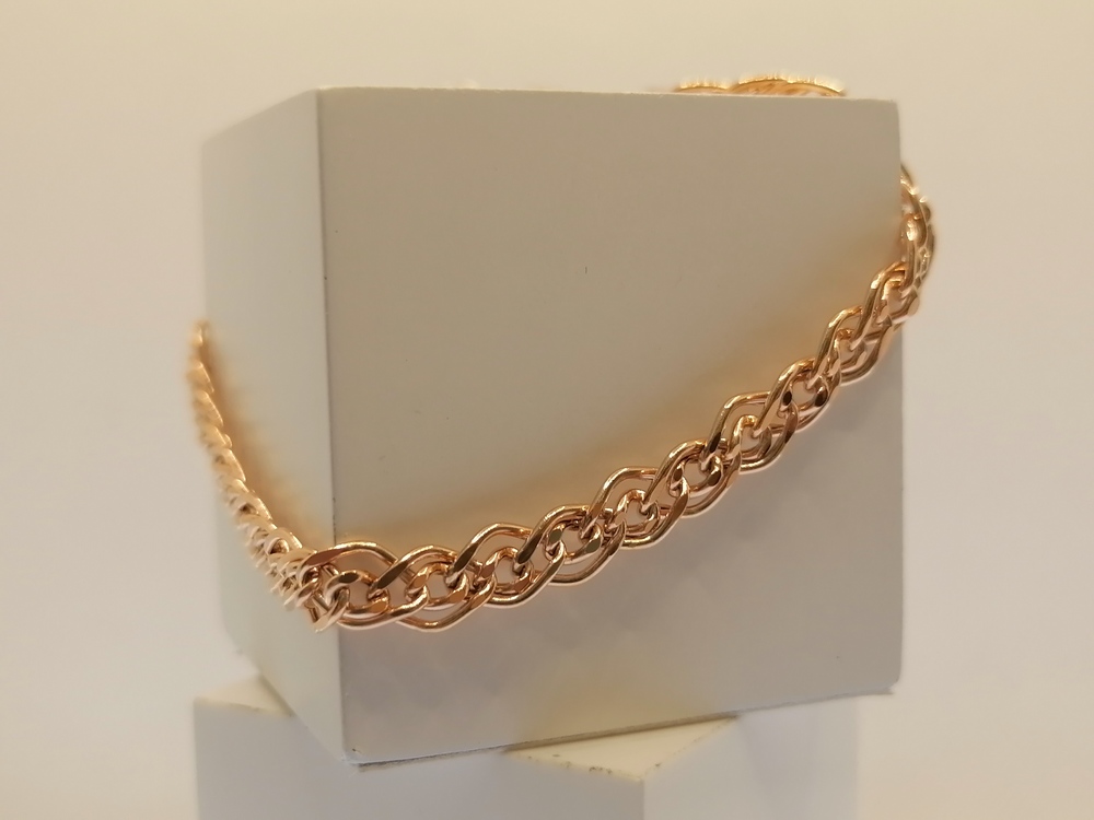 7080155П-17 БРАСЛЕТ ПУСТОТЕЛЫЙ Нона (Au 585)