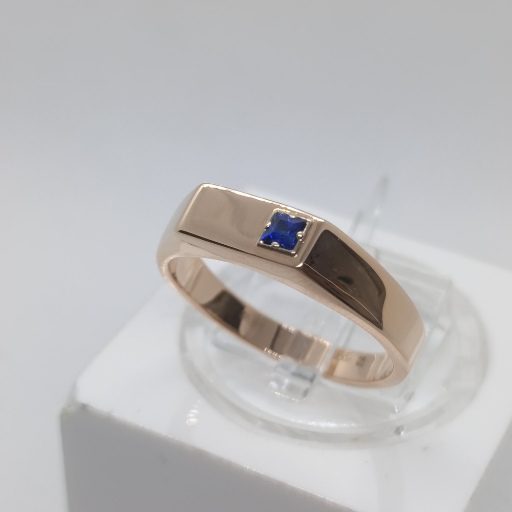 КОЛЬЦО ПЕЧАТКА с камнем (Au 585)